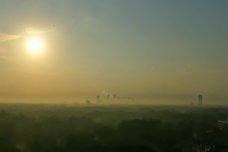 Houston Emerges From The Fog